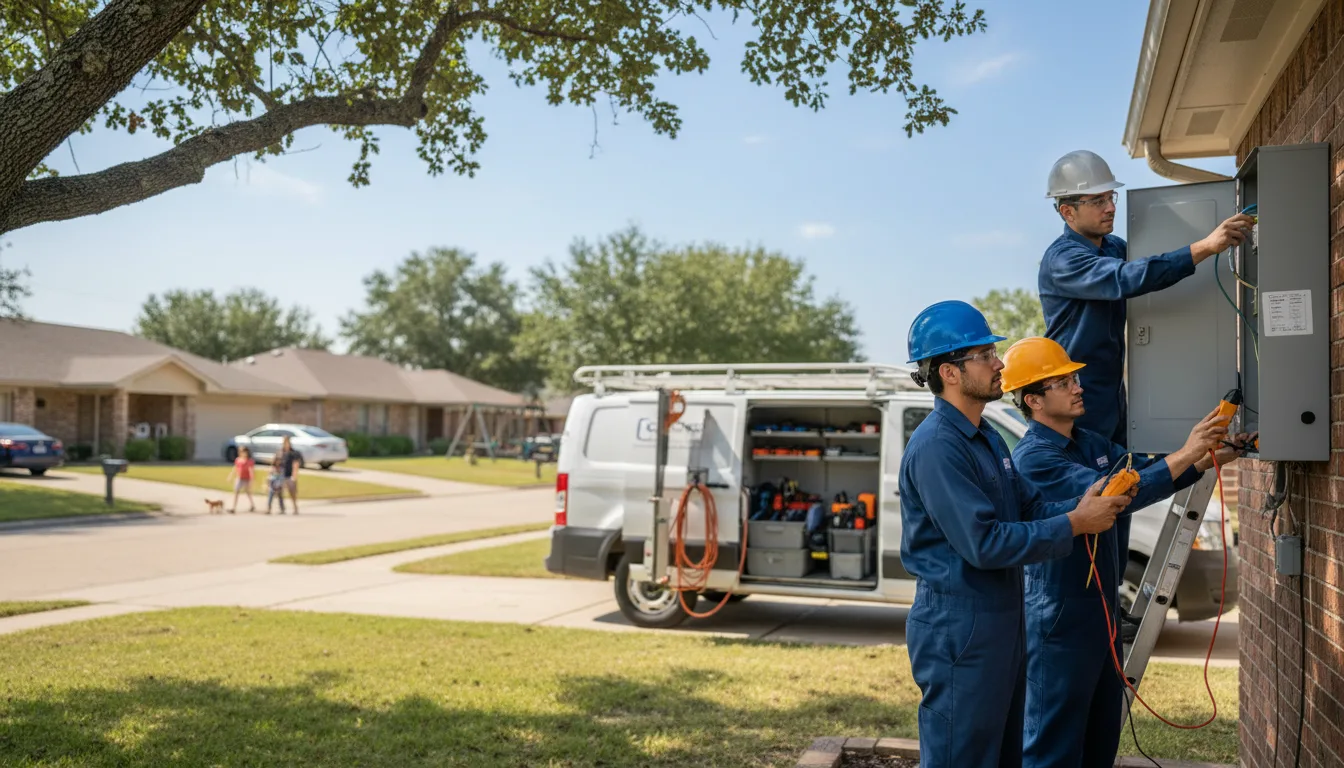 Certified electrician providing emergency electrical services in Patch Grove, WI